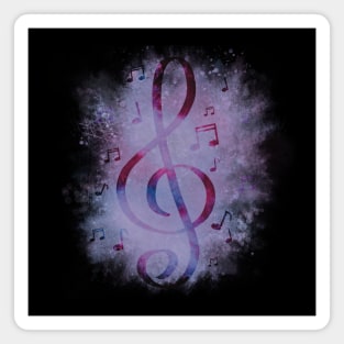 Music clef Magnet